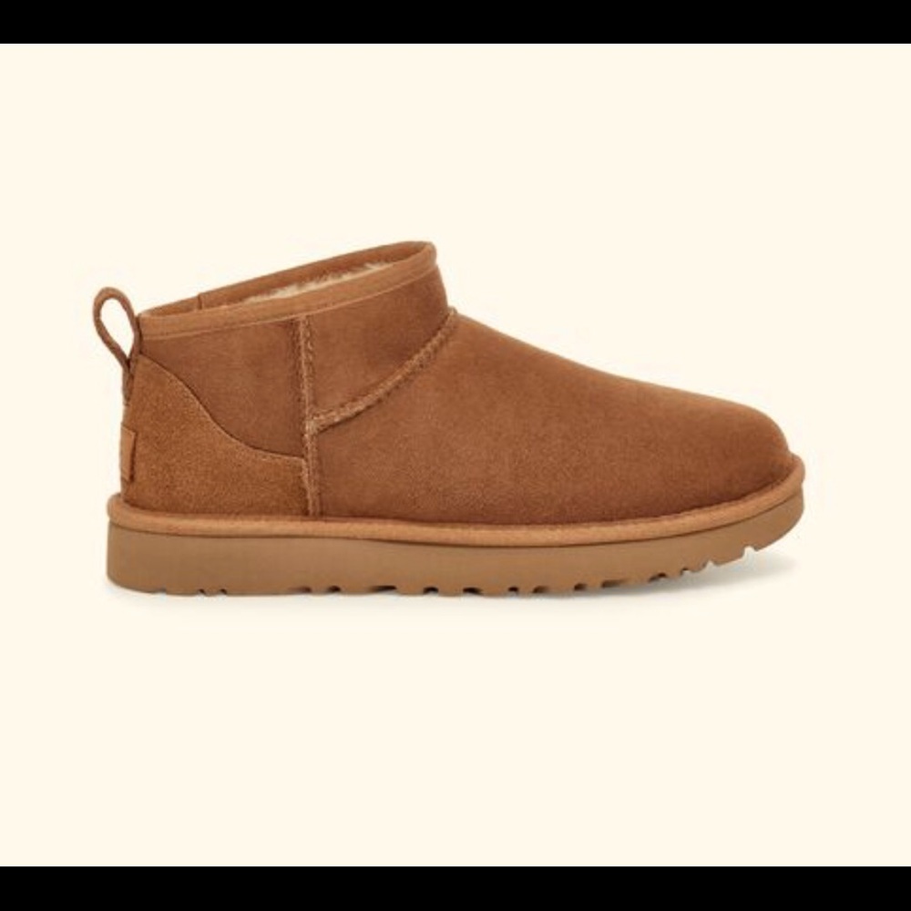 New Ugg Classic Mini Ultra Chestnut Boots 7